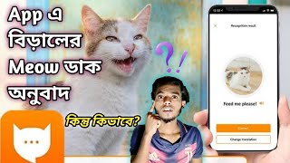 How to understand the meaning of the cat's call | App এ বিড়ালের Meow ডাক অনুবাদ | screenshot 5
