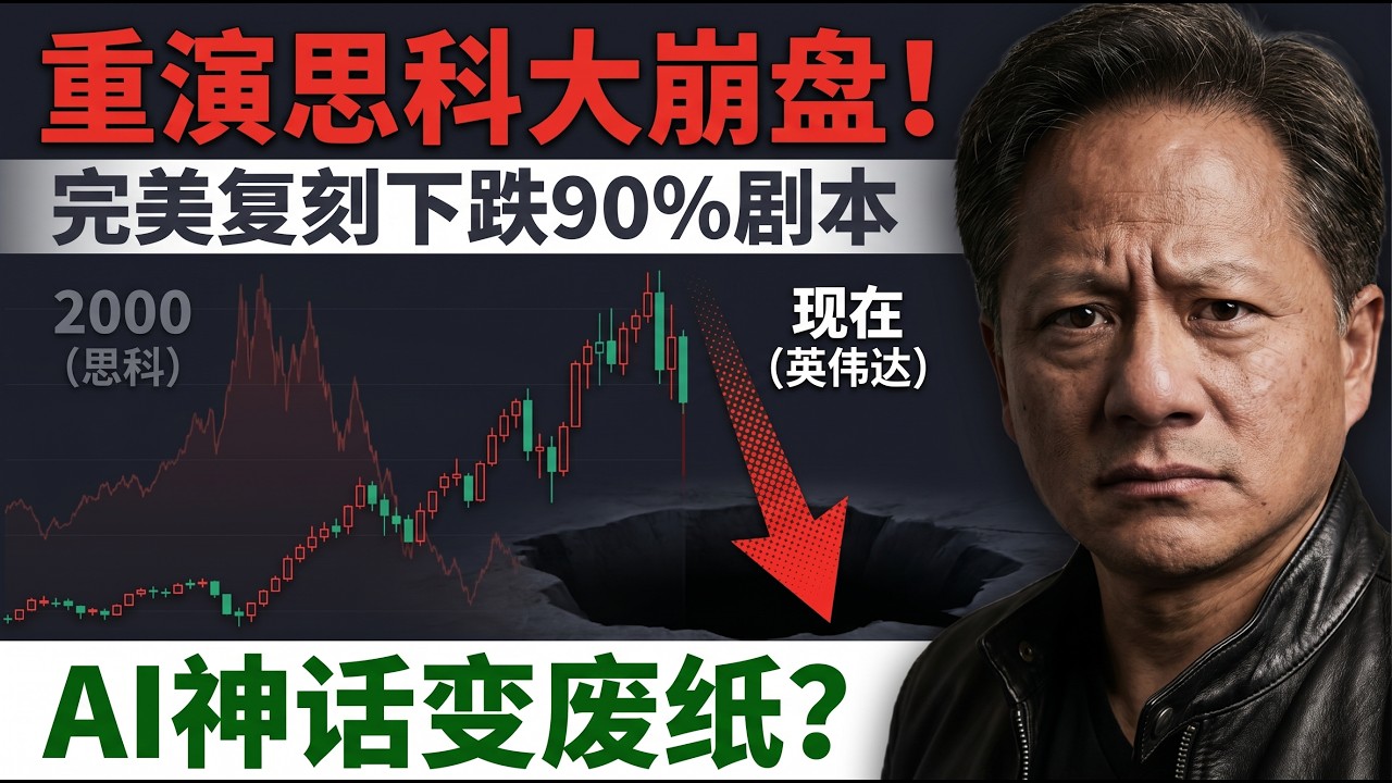 🚨突发警告！英伟达财报暗藏致命陷阱，AI泡沫破裂的最后信号？散户千万别追高！#英伟达 #美股分析 #AI泡沫 #NVDA #纳斯达克 #美股 ...