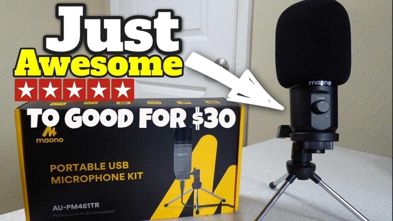 Best Budget Streaming Mic for 2020 Maono AUPM461TR YouTube