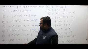 Identifying Regular language Vs Non Regular language  || GATE TOC || Ankit Bharadwaj IITR