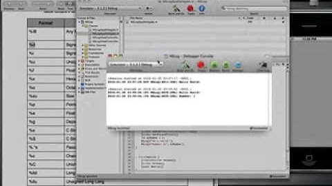 Debugging with NSLog