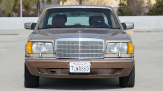 1986 w126 mercedes benz 560 sel walkaround and driving test