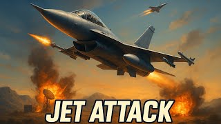  JET ATTACK | أقوى معركة طيارات وتفجير أهداف العدو في ثواني! ✈️💥لو عايز واحد أقصر أو أشد عنف قولي. screenshot 1
