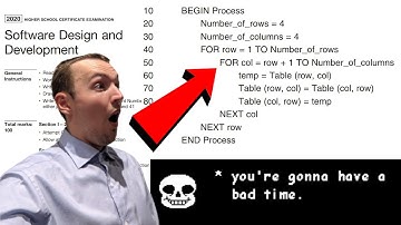 HSC Software Design: Algorithms