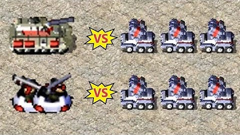 2 GGi vs 1 Rhino - Red Alert 2