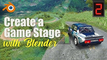 Creating a Rally Stage with Blender - 2/3 [EN]
