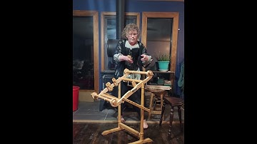 Setting up the Kromski Harp #rigidheddleloom for Three Heddle #weaving #tutorial