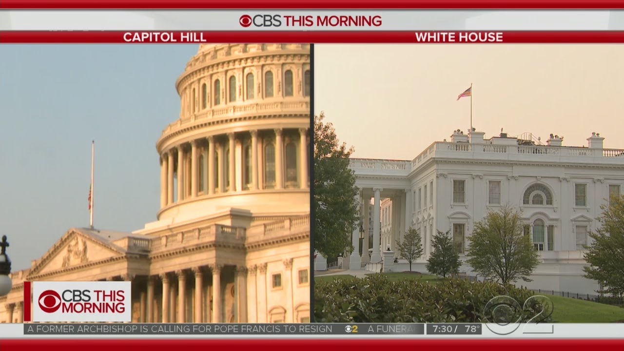 White House Flag Flies At Full Staff As Nation Honors U.S. Sen. John