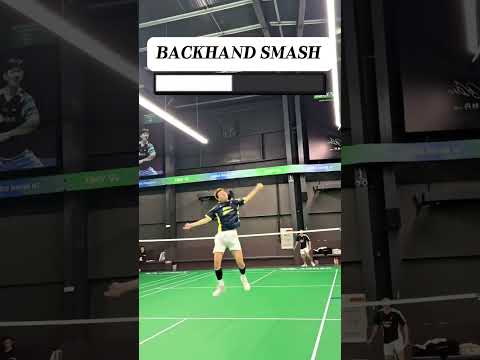 Backhand smash breaks racket #badminton #badmintonlovers #shuttlesmash
