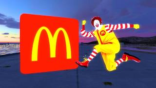 CRAZY Ronald McDonald's CHASE in Port Trajan | Gmod Nextbots