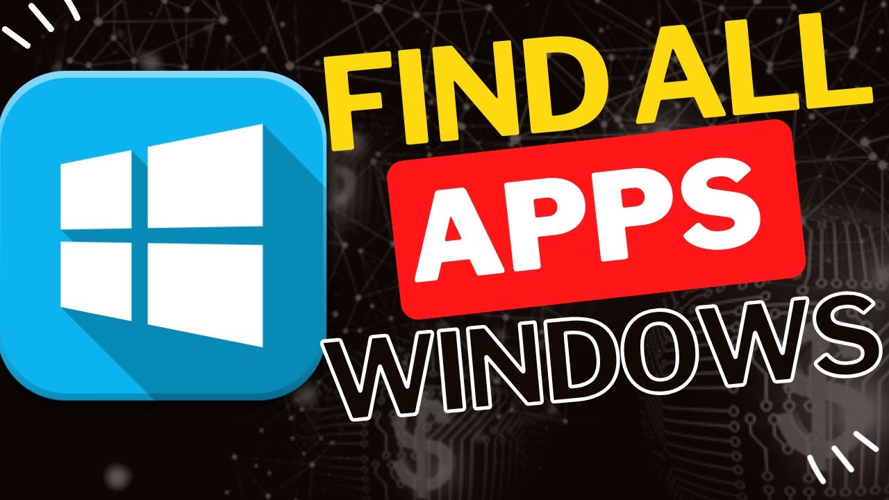 How to Find All Your Apps on Windows 10 Instantly with One Click - YouTube