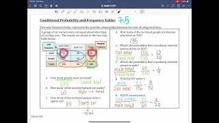 M2CP 7.5: Conditional Probability & Frequency Tables