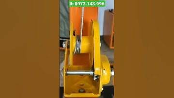 tời quay tay giá rẻ. tời tự khoá . tời 1200lbs. 1800lbs. 2600lbs. tời nâng đồ #tời_tự_hãm #tời_rạp