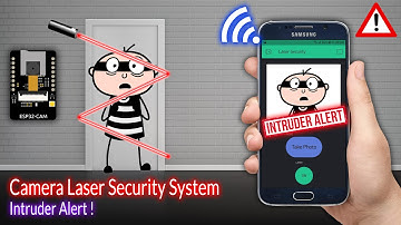 ESP32 CAM Laser Security System Blynk