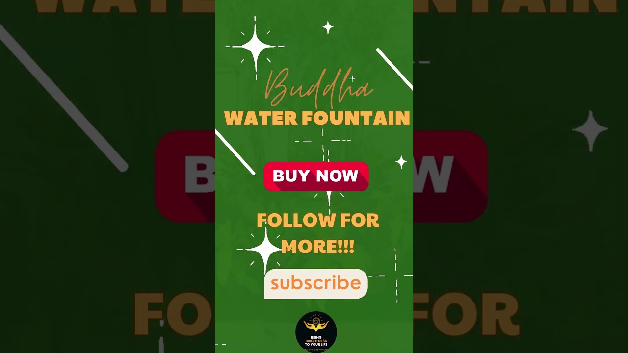 Lotus Buddha water fountain 