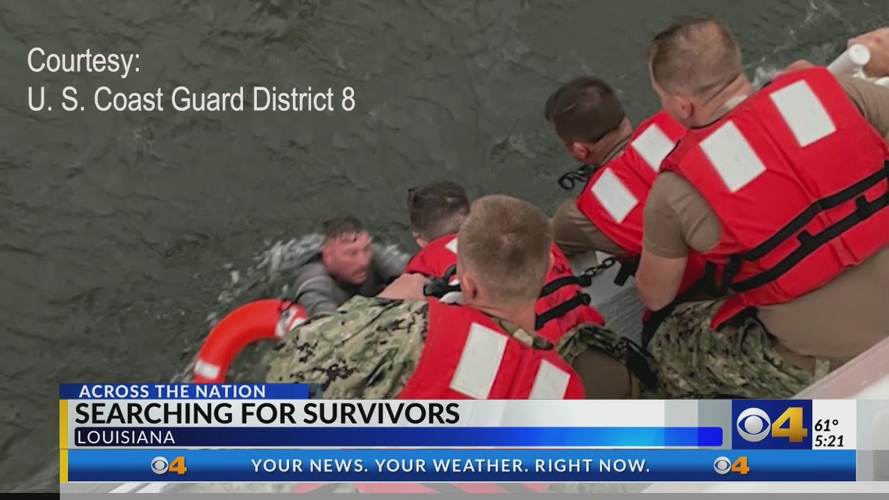 Coast Guard searches for survivors in Gulf of Mexico