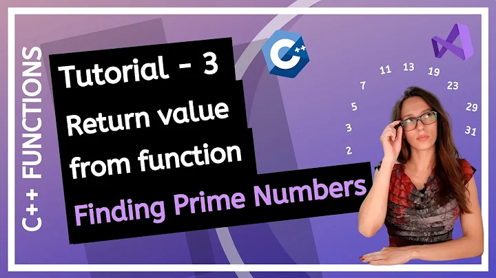 C++ FUNCTIONS (2025) - Functions return statement, How to check prime number PROGRAMMING TUTORIAL