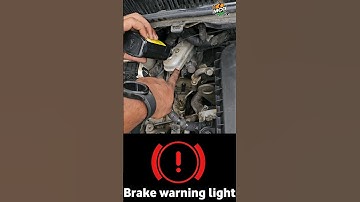 brake warning light flush on car dashboard #brake #warning #light #mukeshchandragondshorts #shorts