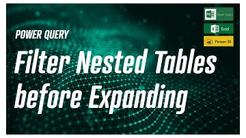 Power Query - Filter Nested Table Before Expanding