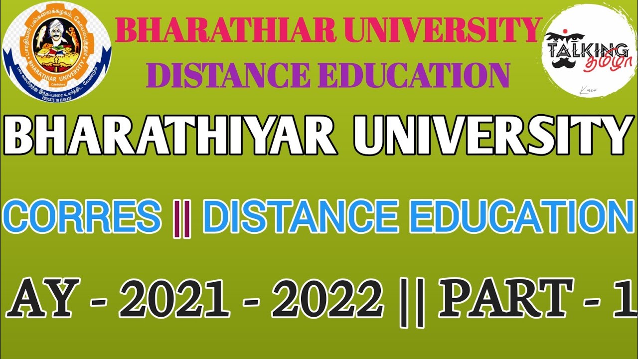 distance education pg courses in bharathiar university