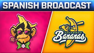(Español) Savannah Bananas vs Party Animals at Yankee Stadium in New York!