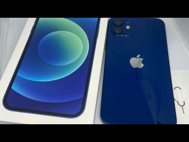 iPhone 12 From eBay Unboxing 128GB Blue - YouTube