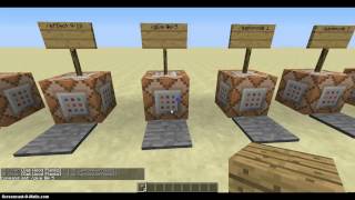 Minecraft Command Block Tutorial - simple commands