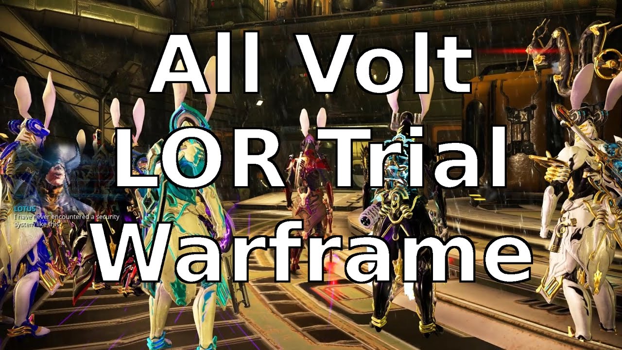 Bunny Volt Only Law of Retribution Warframe - YouTube