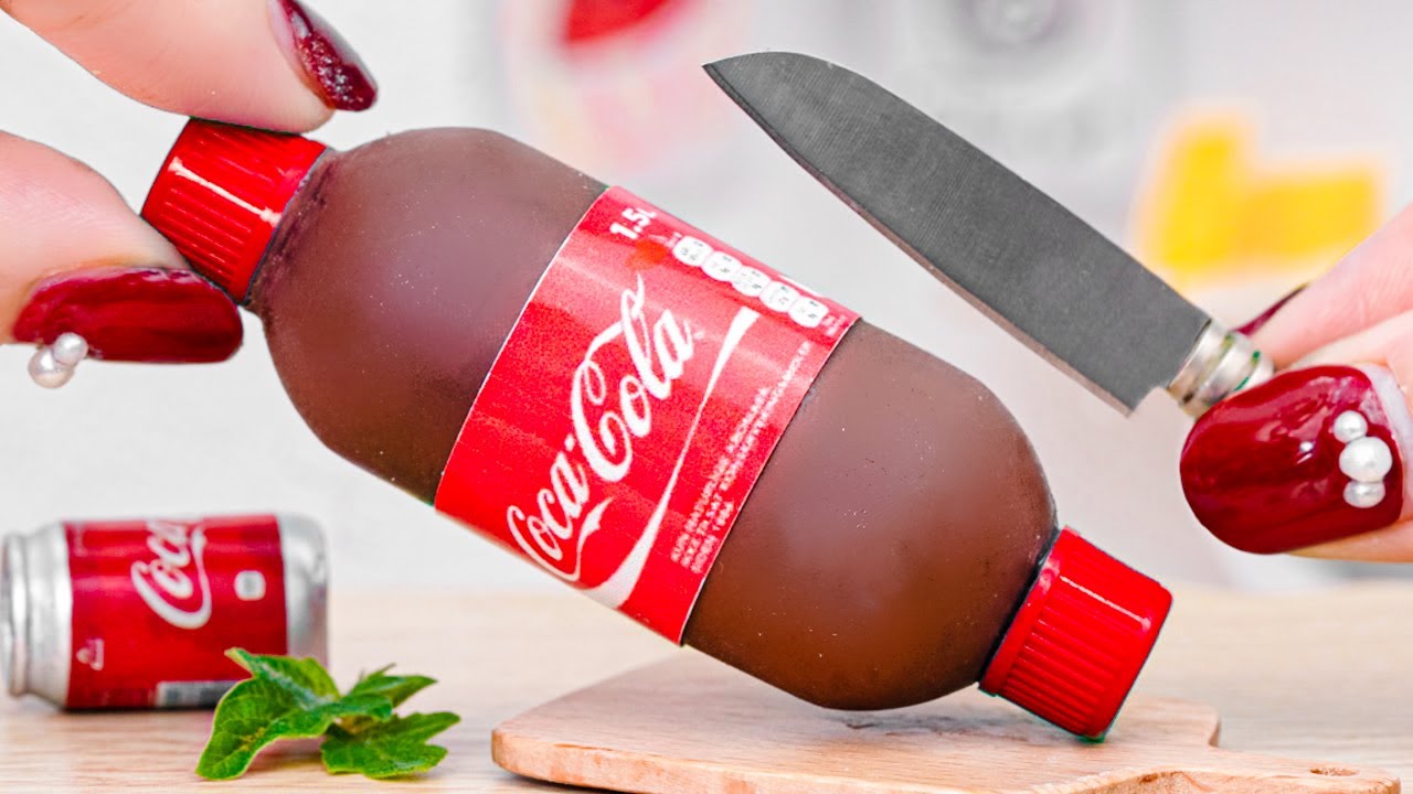 How to Make Bottle Chocolate Cake 4K 🍫🥤 | Rainbow Chocolate Dessert Recipe 🌈 | DIY Cake Decorating