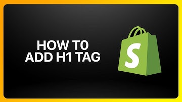 How To Add H1 Tag In Shopify Tutorial
