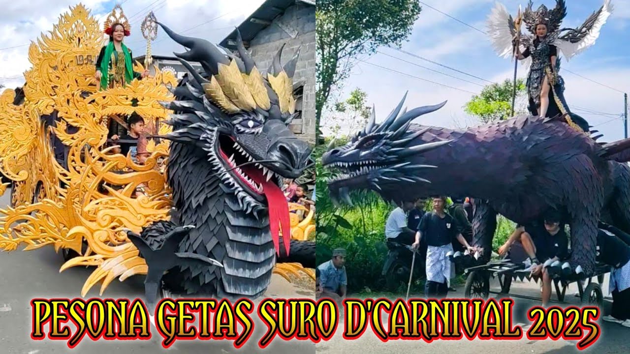 KREATIF & MERIAH..!! PESONA GETAS SURO D'CARNIVAL 2025 #karnaval #pawai #pawaikarnaval #arakarakan