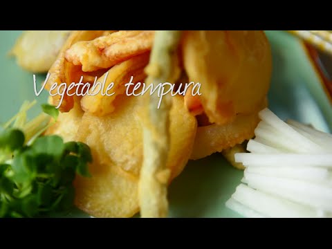 How to make Japanese vegetable tempura