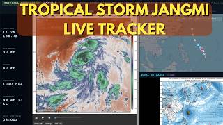 LIVE Tropical Storm Jangmi Monitoring 24/7 - Real-Time Analysis