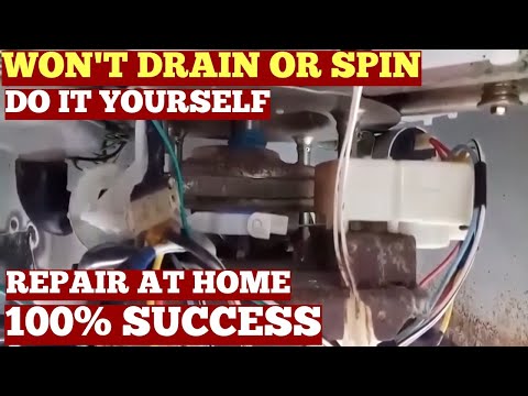 How To Fix Washing Machine Won&rsquo;t Drain Spin