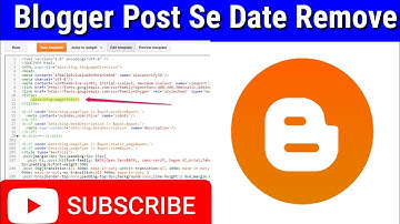 How To Remove Date From Blogger Post URL 2020