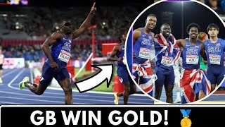 WHAT A FINISH! WATCH Great Britain WIN 4×100m GOLD 🇬🇧 | European Athletics 2026