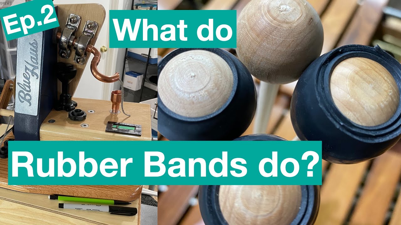 Let's Crank it Out! Ep2: How Rubber Bands Change Your Mallet Tone