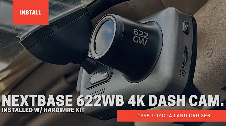 NEXTBASE 622GW 4K Dash Cam with Hardwire Install Kit.   4K