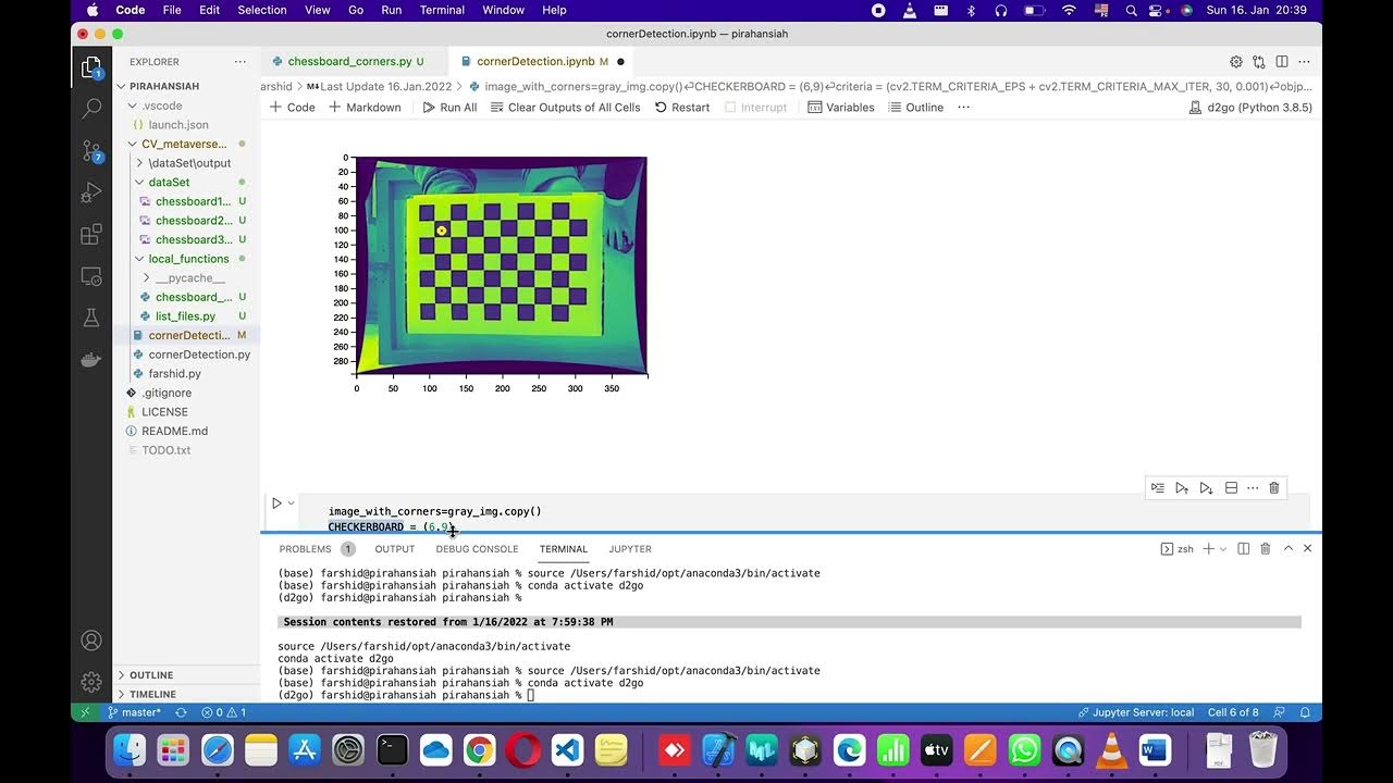 Camera Calibration by OpenCV using Jupyter Lab + Source Code - YouTube