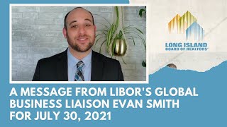 A Message From LIBOR's Global Business Liaison Evan Smith