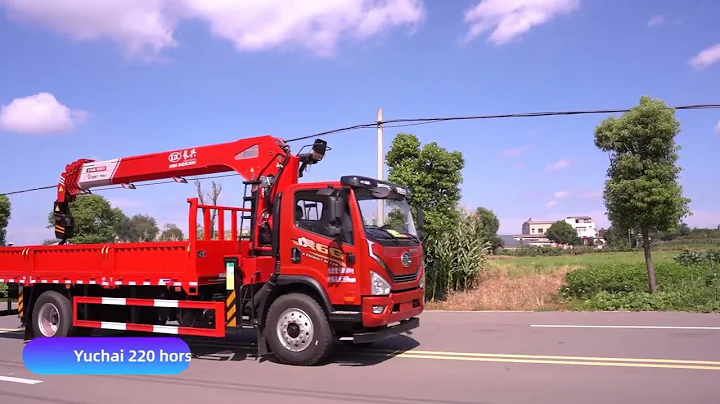 SHENBAI Telescopic Boom Crane Truck use the FAW chassis