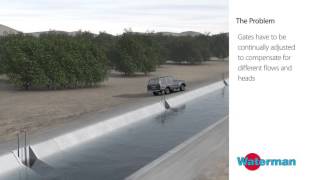 Automatic Water Level Control Gates for Canals by Waterman