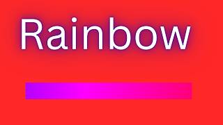 Rainbow Effect | Scratch Tutorial