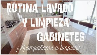 Rutina de Lavado de Ropa y Limpieza de Gabinetes Cocina! Video 11 del 2022!