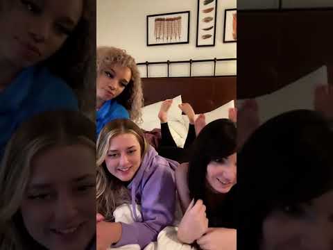 Three Bare Feet Girl On The Bed