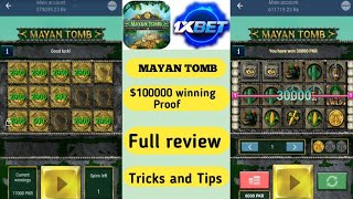 ''MAYAN TOMB...1xbet full review - - -🍹 TRICKS AND TIPS'' screenshot 5