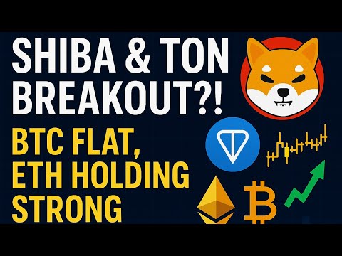 TON & SHIBA Gaining Momentum | Bitcoin Sideways, Ethereum Signals Strength!