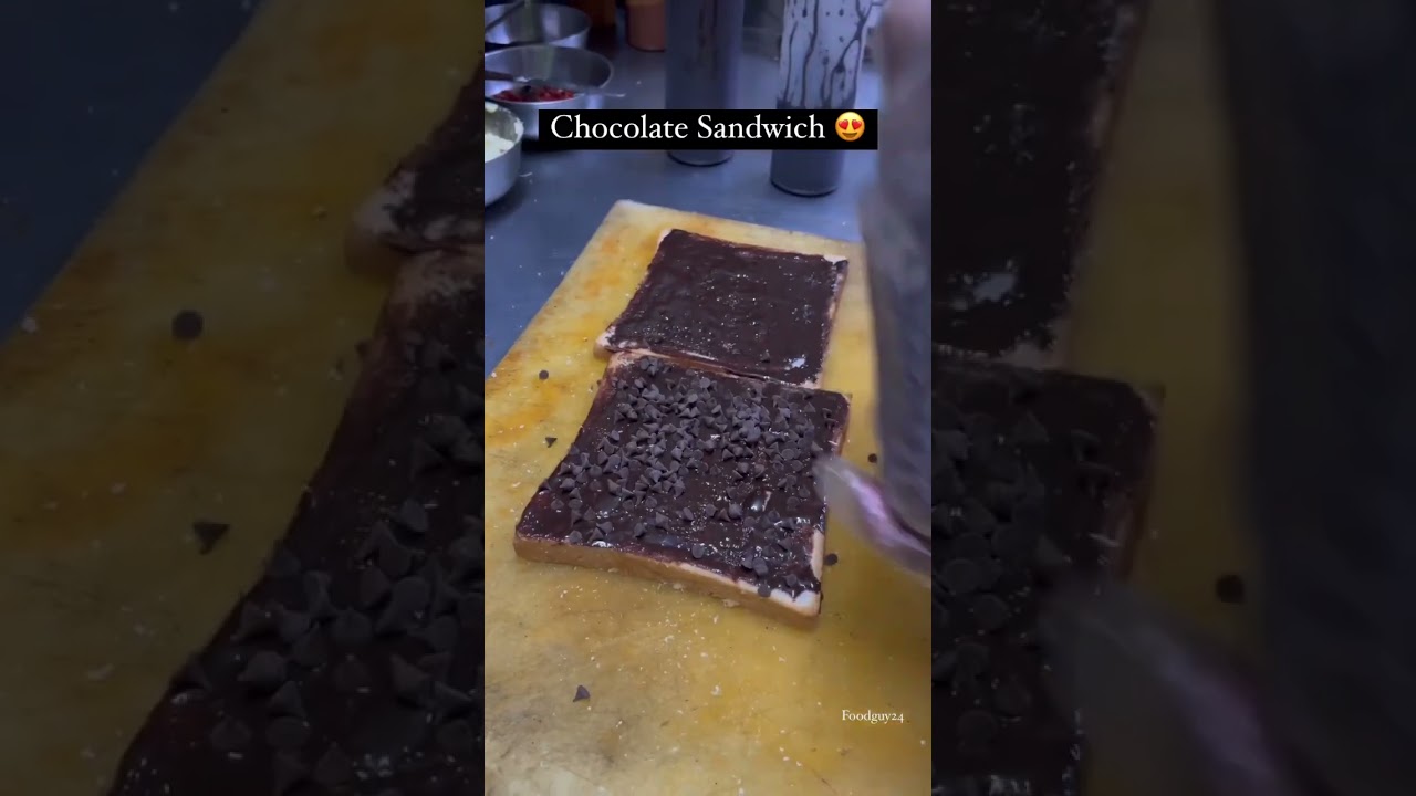 Butter Chocolate Sandwich 😍#shorts #ashortaday #streetfood