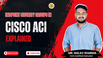 How ESG Improves Cisco ACI | EPG | BD & Multi-VRF Simplified by Mr. Malav Sharma