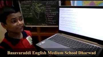 28-11-20/5th std /Students Project work/Basavaraddi English Medium School Dharwad